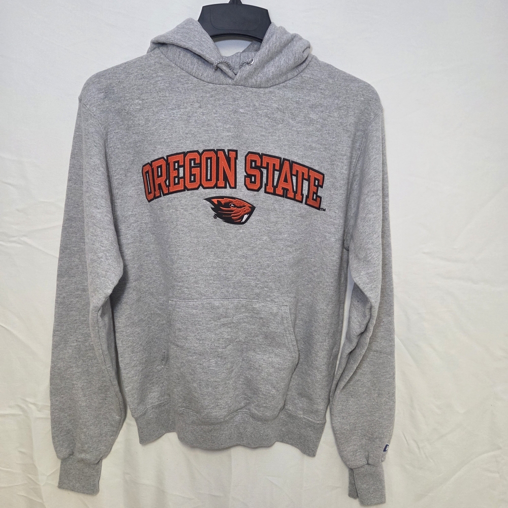Champion Oregon State Gray and Orange Hoodie